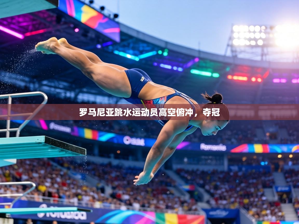 罗马尼亚跳水运动员高空俯冲，夺冠